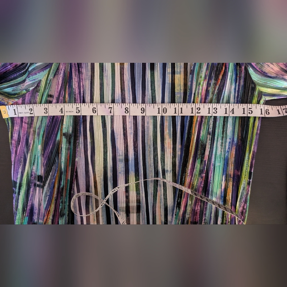 Colorful Striped Open Blazer - Picture 5 of 5
